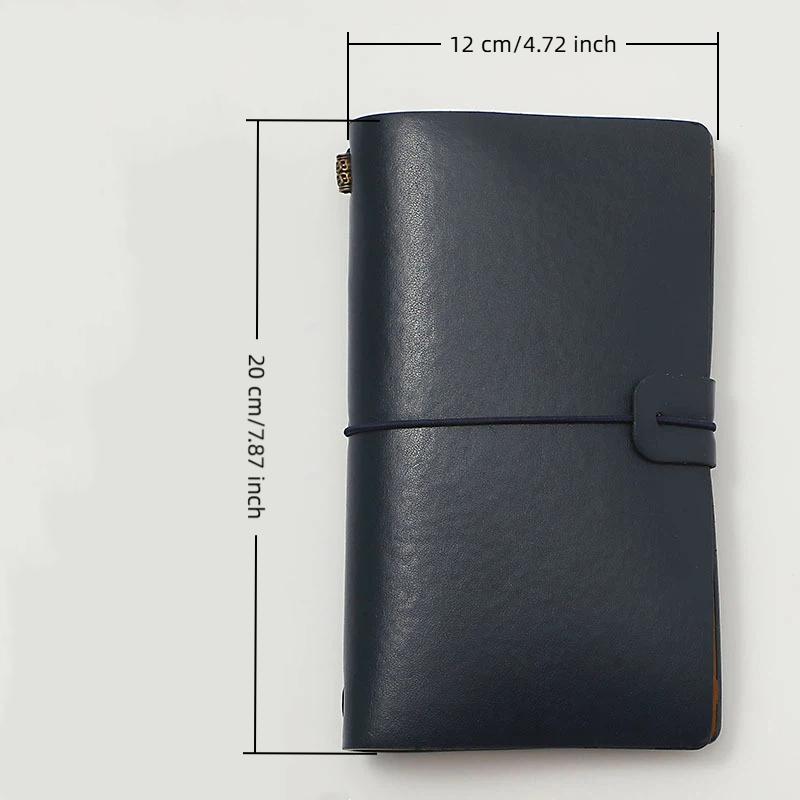 Leatherwork Plans - PU Lederen Vintage Navulbaar Notitieboekje Zachte