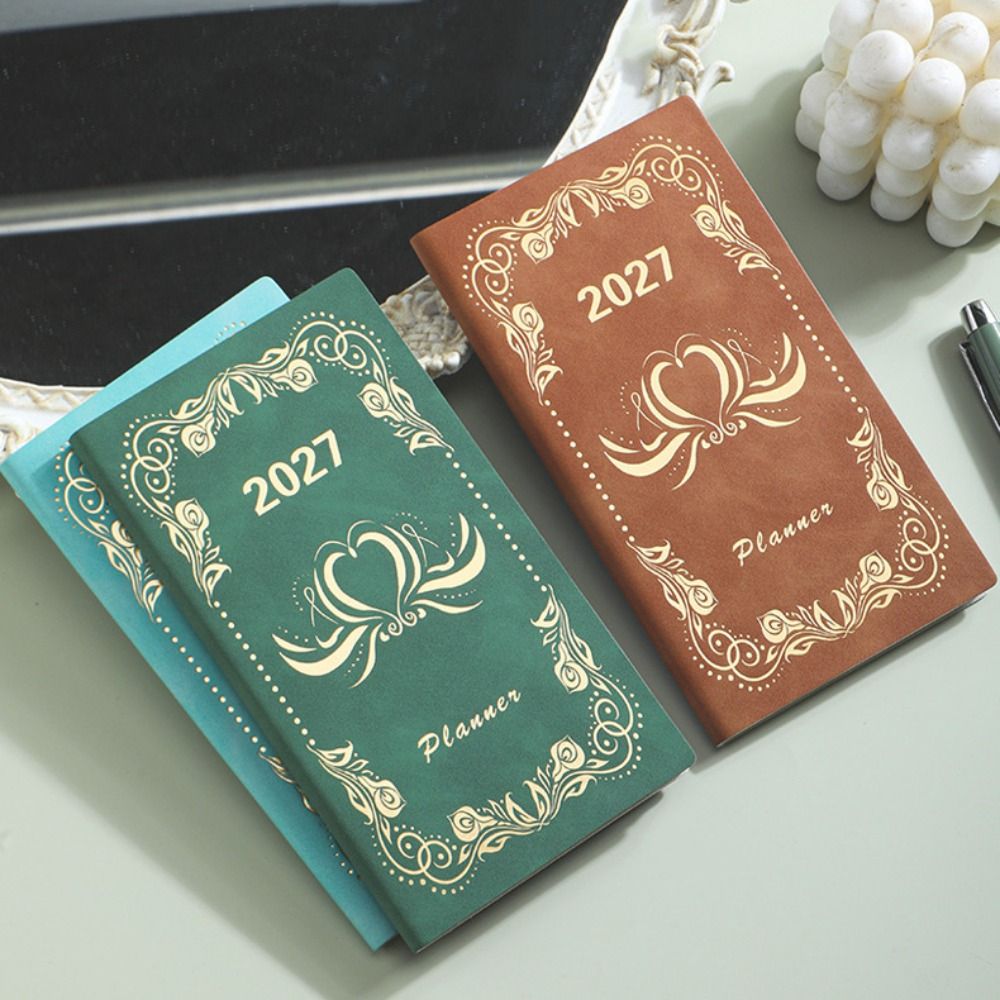 Leatherwork Plans - Engels 2027 Schedule Planner Kladblok A6