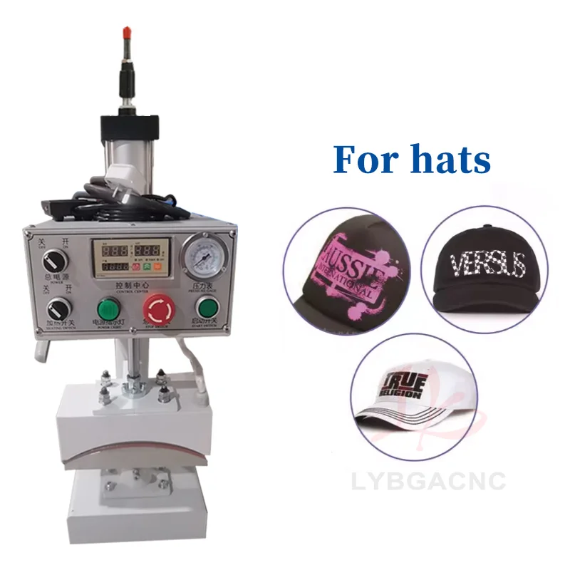 Leatherwork Logo - Pneumatische automatische warmtepersmachine voor continu werk