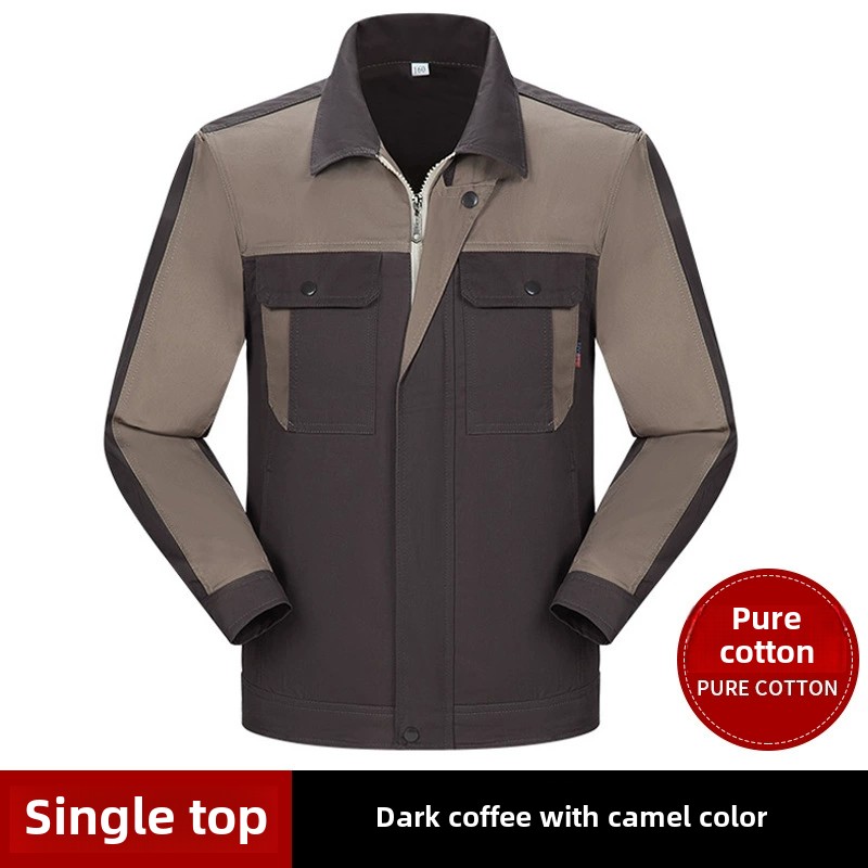 Leather Work Overalls - Laspak voor heren, lange mouwen, beschermende