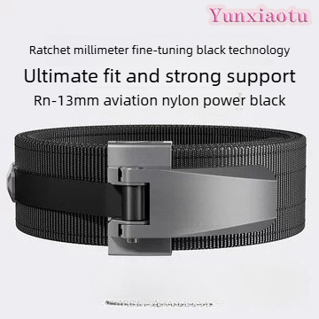 Leather Workout Belt - Powerlifting riem met verstelbare heupband, 13