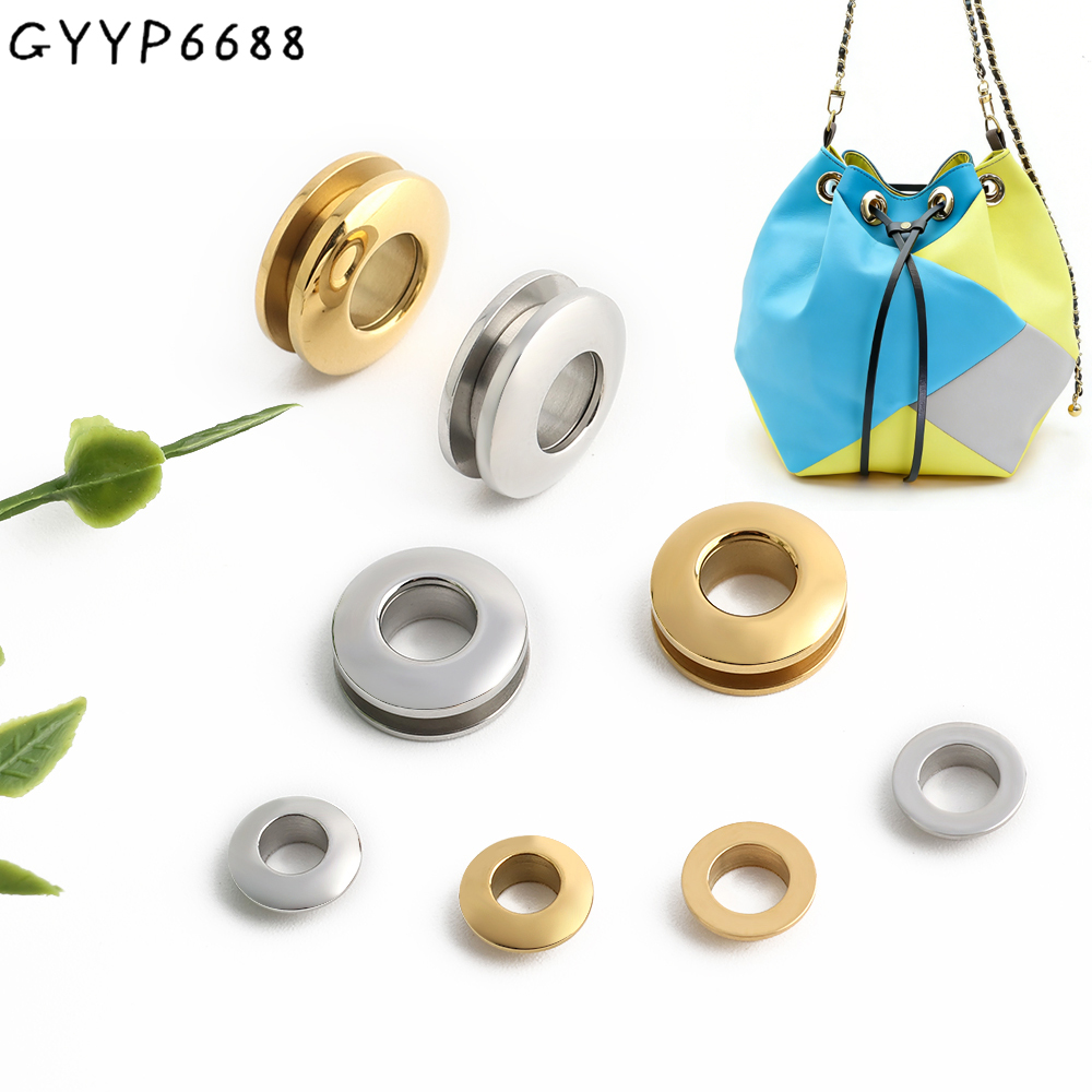 Leatherwork Eyelets - 10/50/100PCS Innerlijke 2mm 6mm roestvrijstalen Oogjes