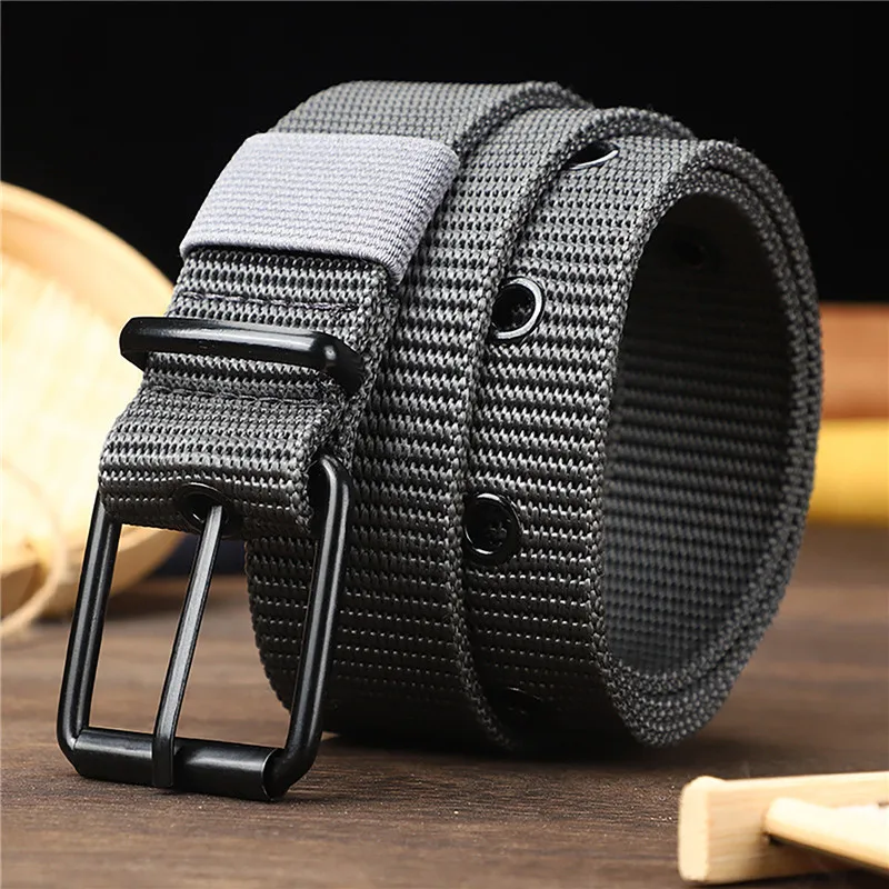 Nieuwe herenriem poreuze canva - Leatherwork Eyelets recensie en prijs