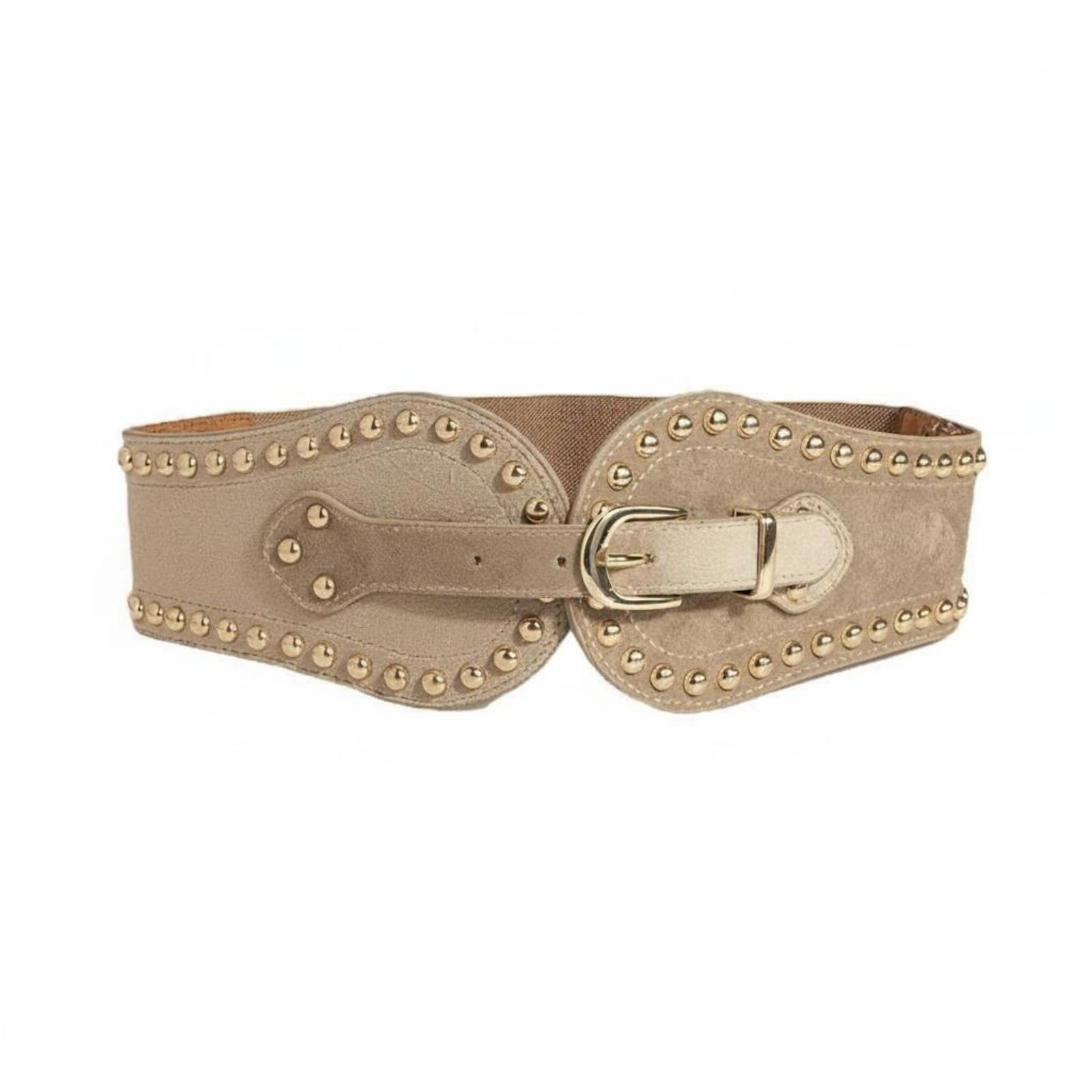 Dames elastische riem van suèd - Leather Work Outfit recensie en prijs