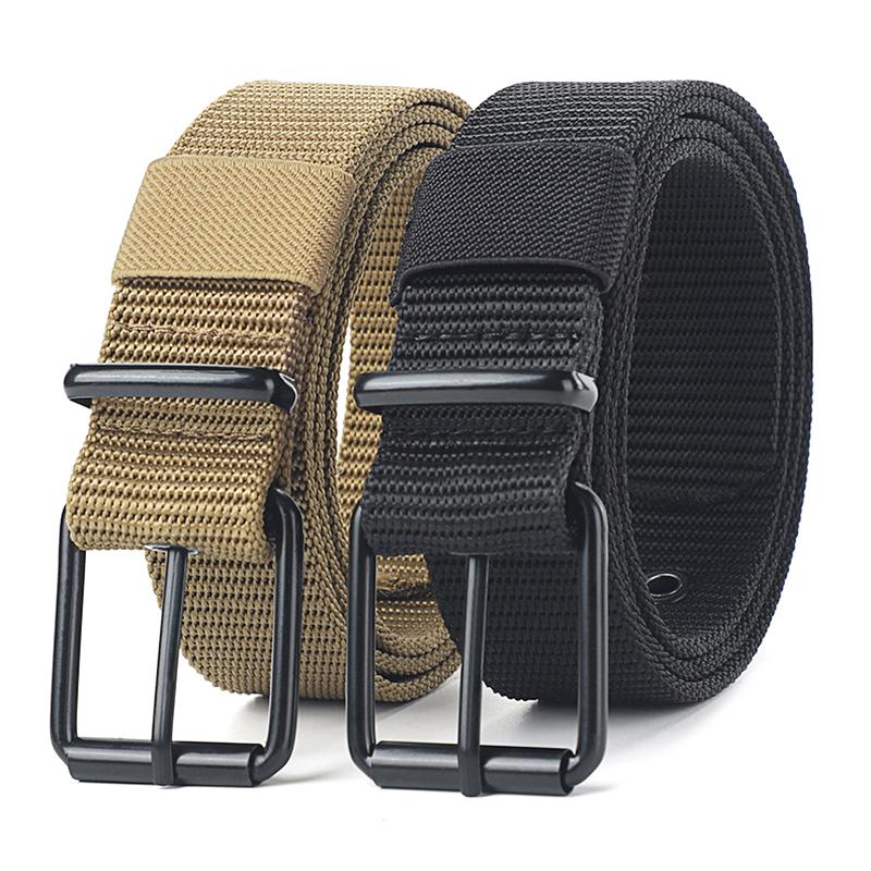 Herenriem van poreus canvas me - Leatherwork Eyelets recensie en prijs