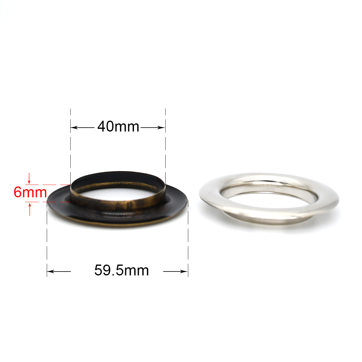 10Sets 40Mm Messing Oogje Met  - Leatherwork Eyelets recensie en prijs