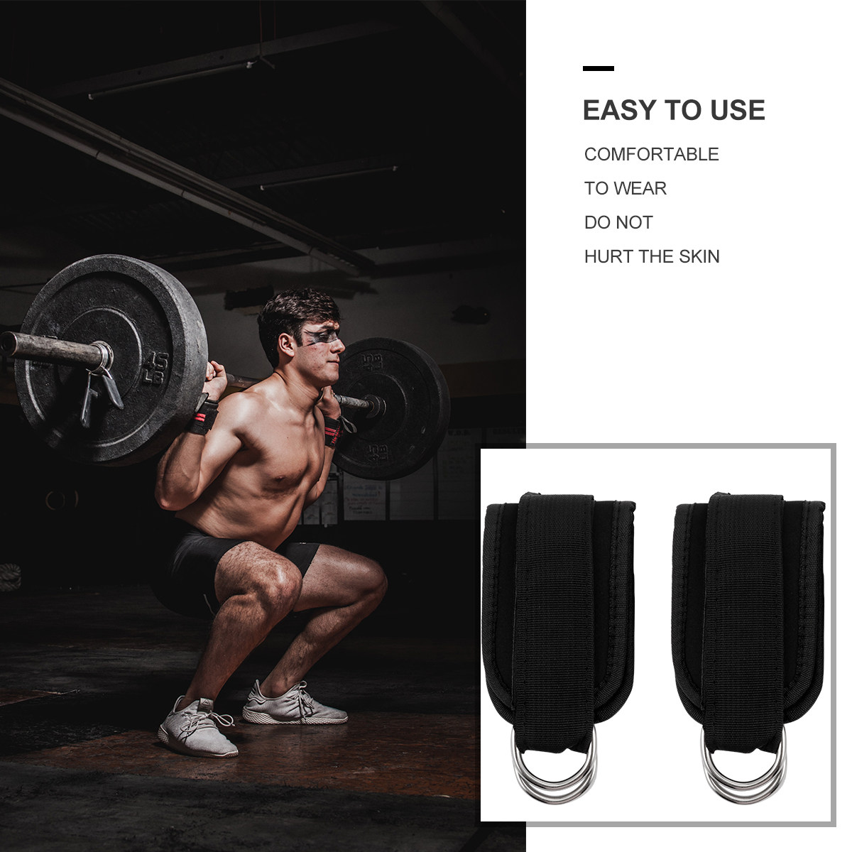 1 paar veelzijdige enkelbanden - Leather Workout Belt recensie en prijs