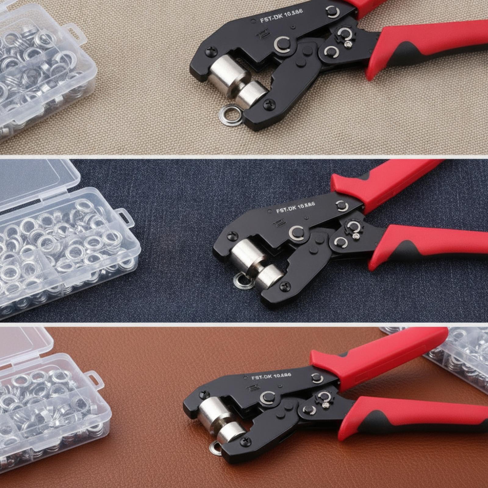 Set met oogjes en tangen voor  - Leatherwork Eyelets recensie en prijs