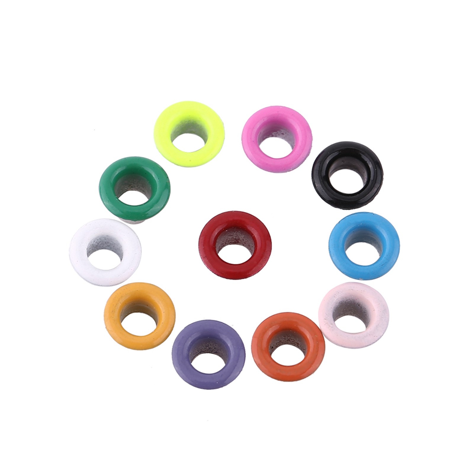 500 stuks gemengde kleuren 3 m - Leatherwork Eyelets recensie en prijs