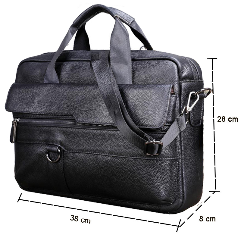Grote Mannen Echt Lederen Hand - Leather Work Bag Men recensie en prijs
