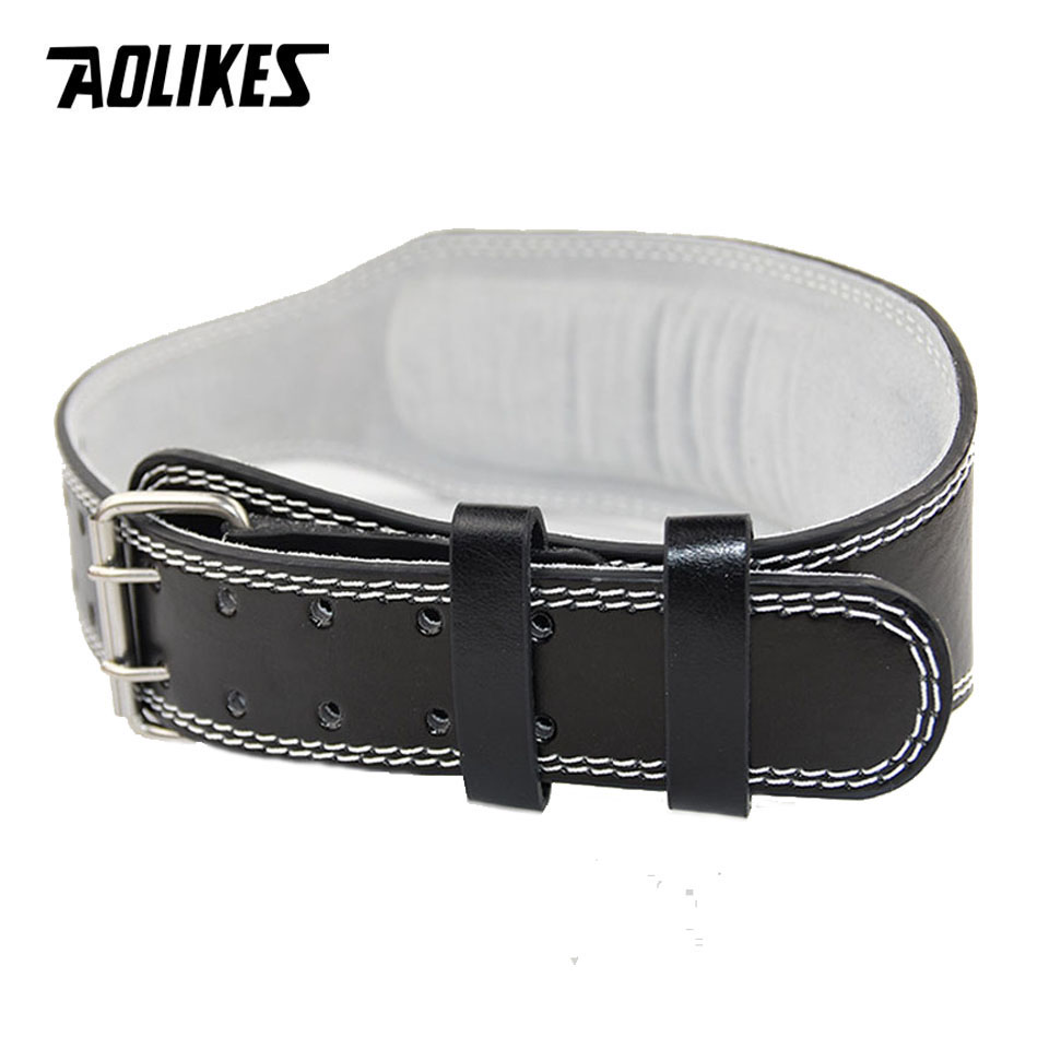 AOLIKES Nieuwe brede gewichthe - Leather Workout Belt recensie en prijs
