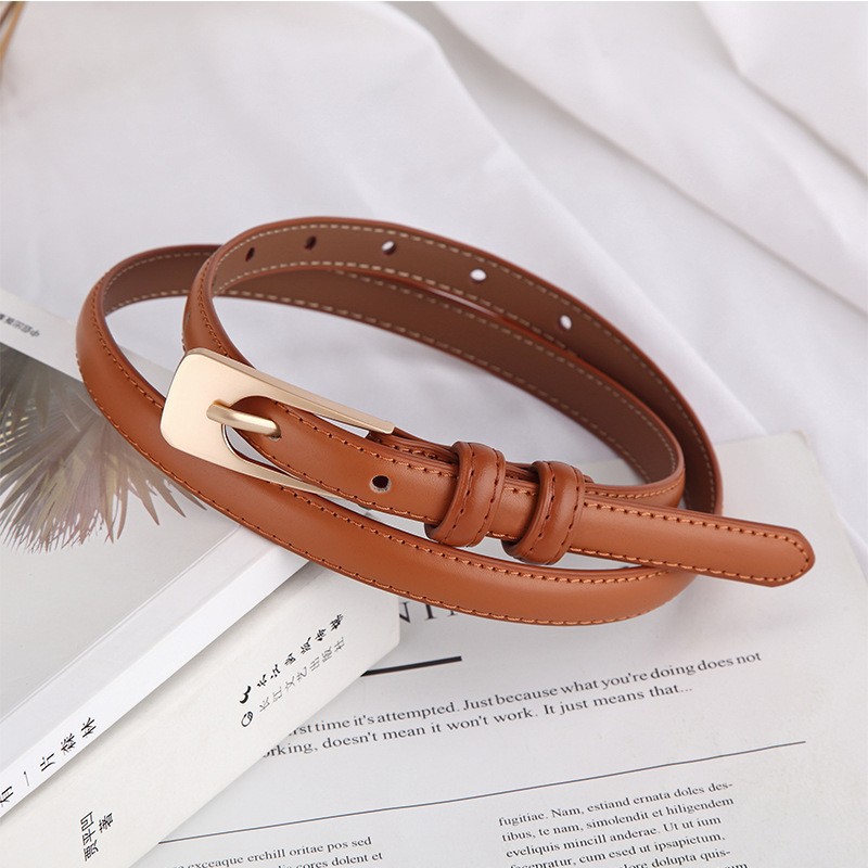 Damesriem van dun leer met ver - Leather Work Outfit recensie en prijs