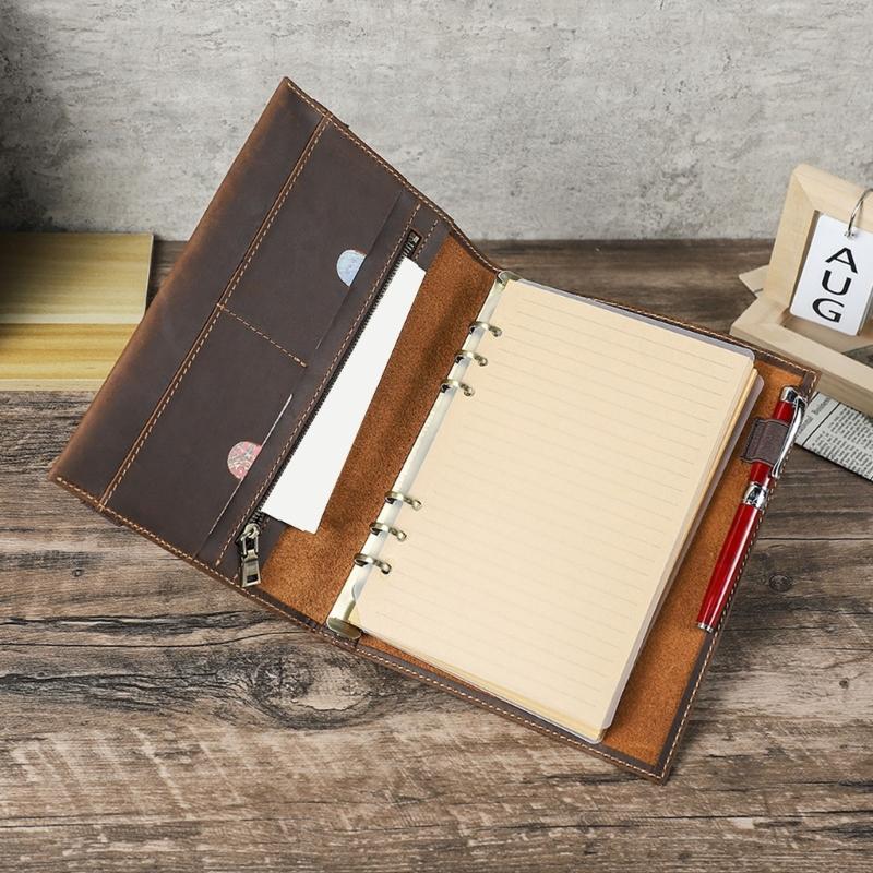 Leren dagboek voor school, wer - Leatherwork Plans recensie en prijs