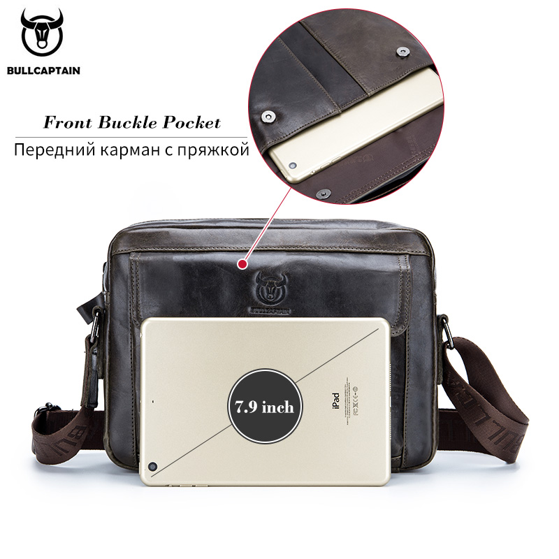 BULLCAPTAIN Crossbodytas voor  - Leather Work Bag Men recensie en prijs