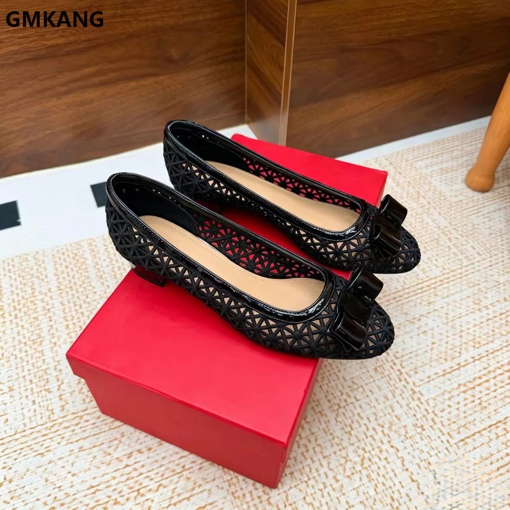 Dames Bow Pumps Geometrische C - Leather Work Outfit recensie en prijs