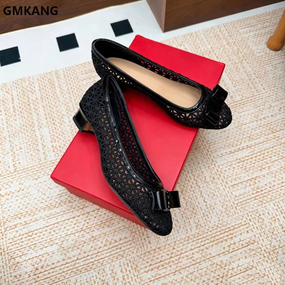 Dames Bow Pumps Geometrische C - Leather Work Outfit recensie en prijs
