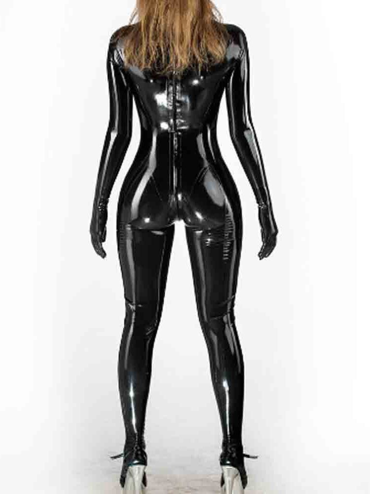 Wet Look Pvc Catsuit Shiny Pu  - Leather Work Overalls recensie en prijs