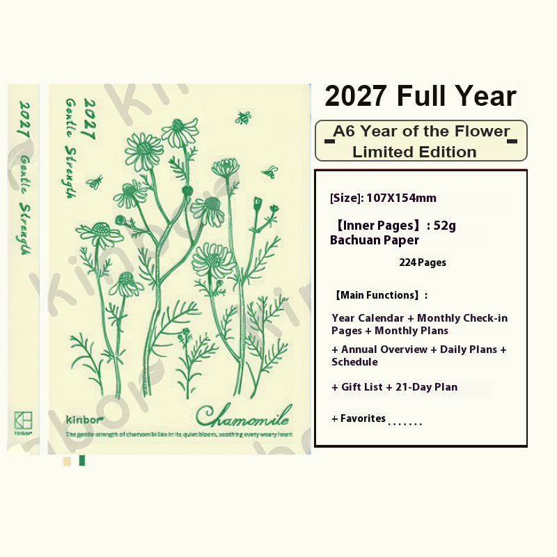 Kinbor Nieuwe 2027 Planner A5/ - Leatherwork Plans recensie en prijs