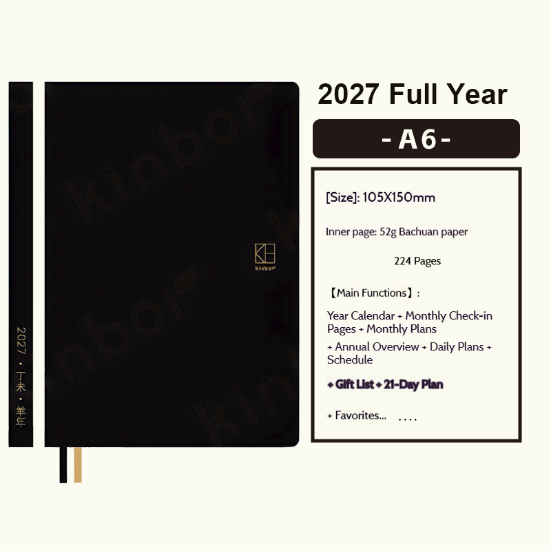 Kinbor Nieuwe 2027 Planner A5/ - Leatherwork Plans recensie en prijs