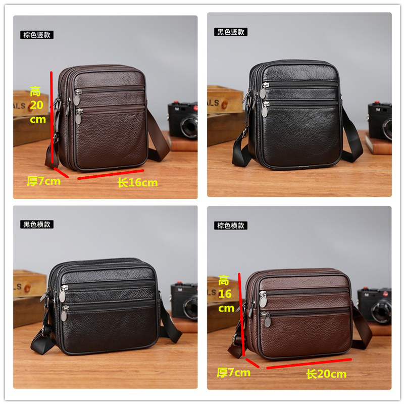 Schoudertas voor heren Casual  - Leather Work Bag Men recensie en prijs