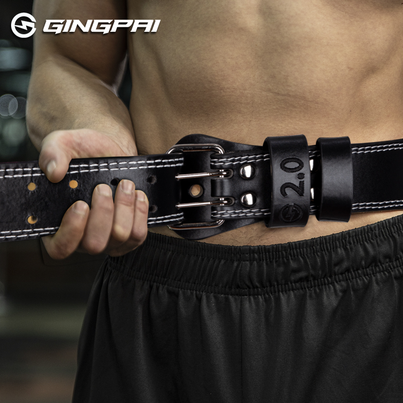 Koeienhuid Gewichthefriem voor - Leather Workout Belt recensie en prijs