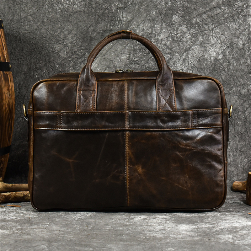 Luxe Lederen Handtas Voor Mann - Leather Work Bag Men recensie en prijs