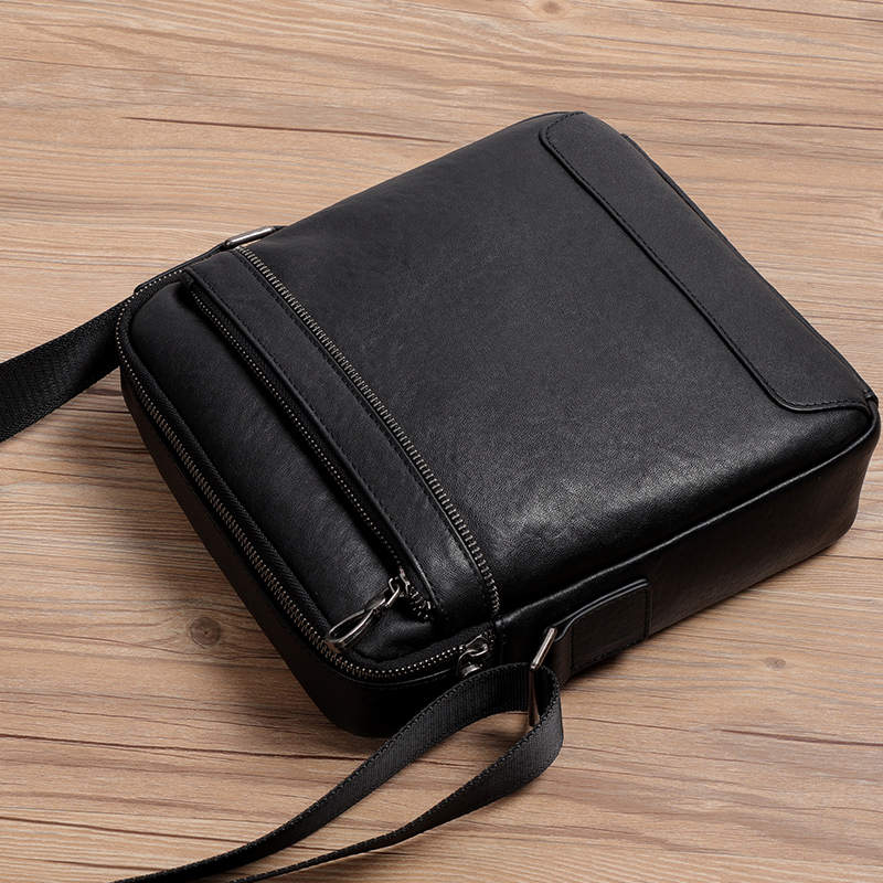 Echt leer Heren Crossbody Tas  - Leather Work Bag Men recensie en prijs