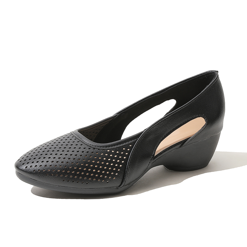 Dames Pumps met Sleehak Openge - Leather Work Outfit recensie en prijs