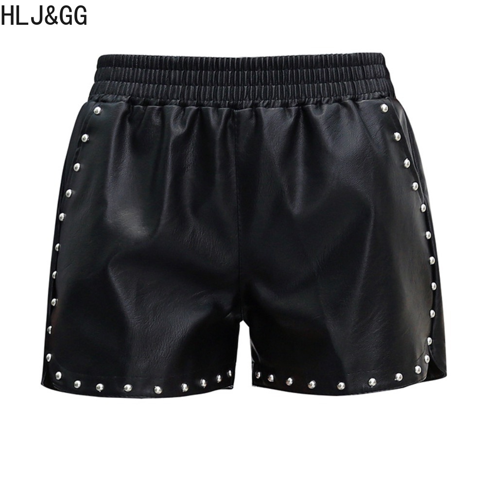HLJ&GG Mode Lederen Shorts Met - Leatherwork Letters recensie en prijs