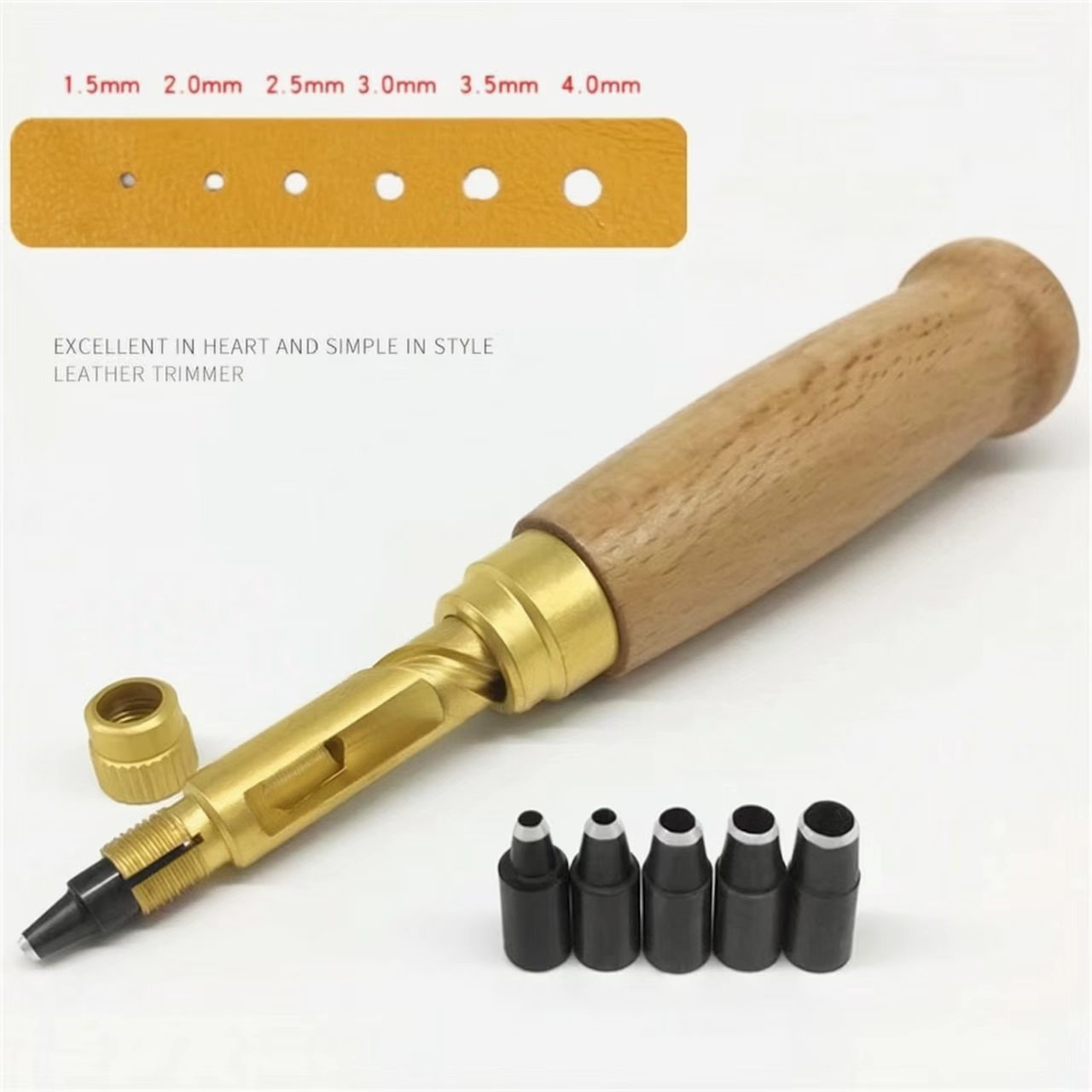 Automatische gatenpons met rie - Leather Punch Revolving recensie en prijs