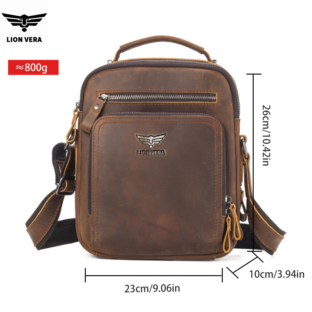 LION VERA Schoudertas voor her - Leather Work Bag Men recensie en prijs