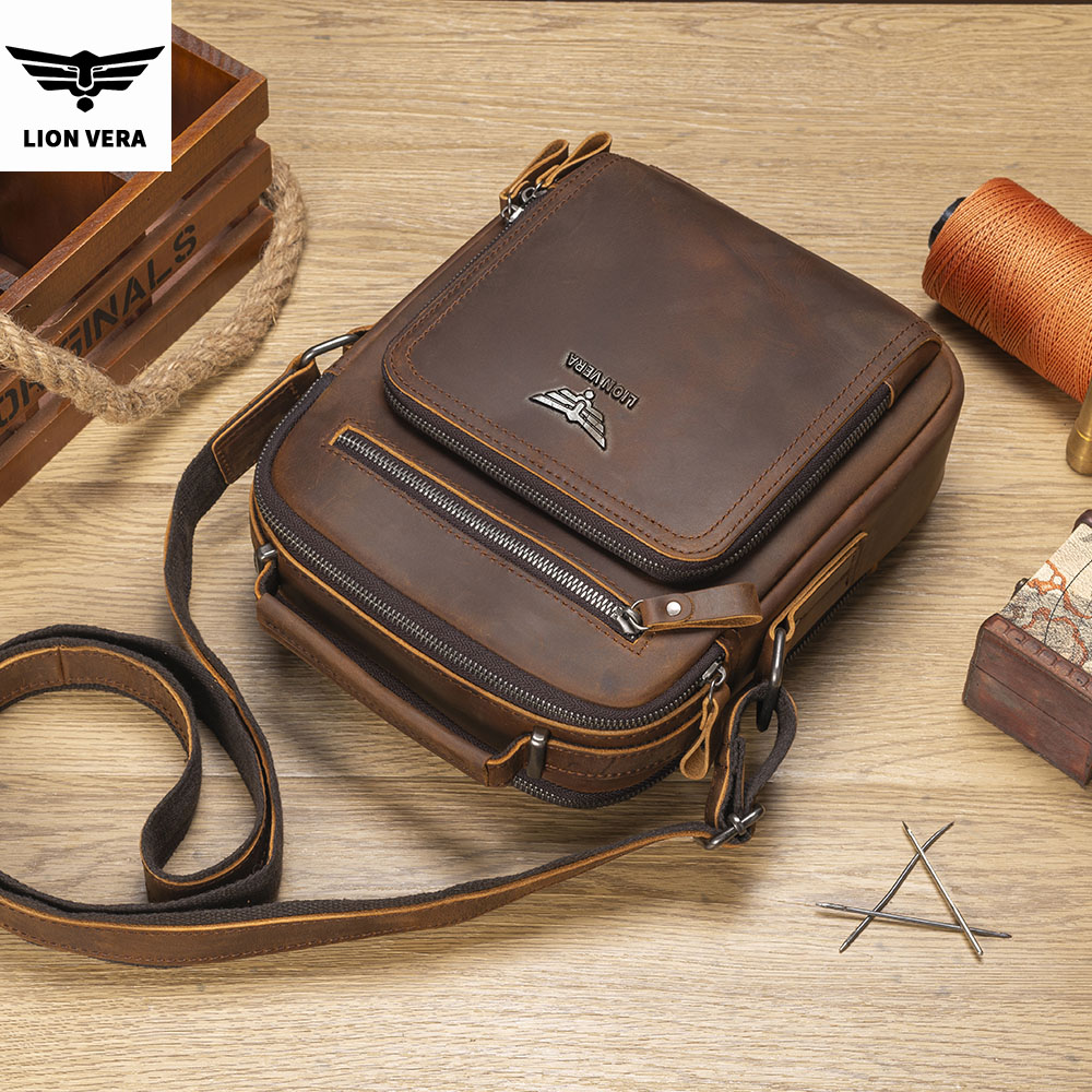 LION VERA Schoudertas voor her - Leather Work Bag Men recensie en prijs