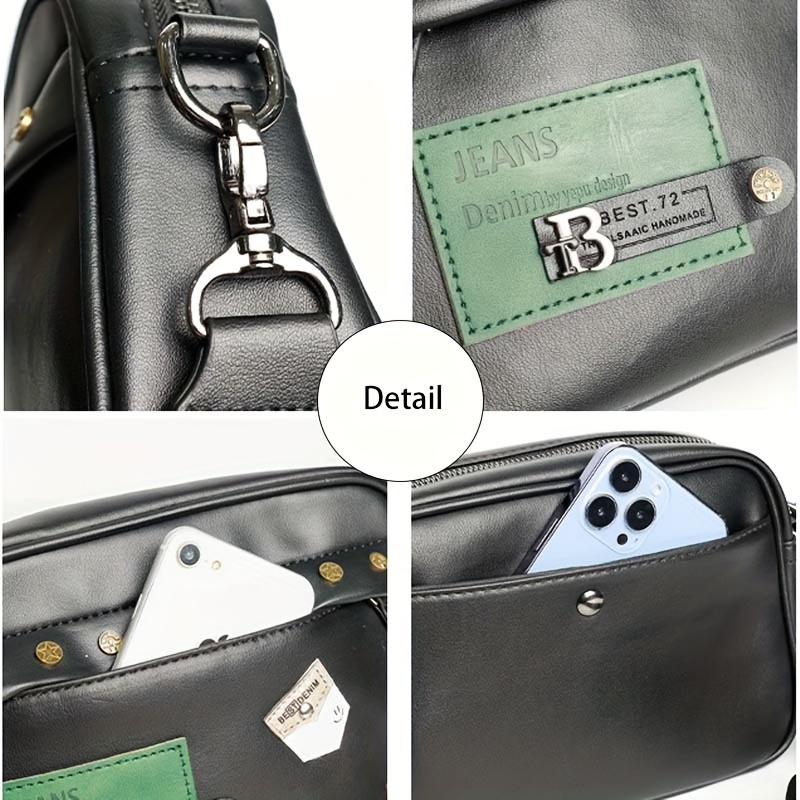 Street Trendy schoudertas voor - Leather Work Bag Men recensie en prijs