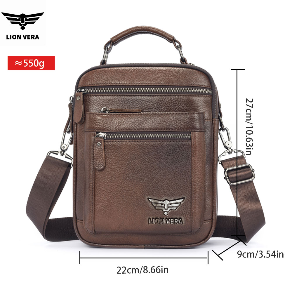 LION VERA Schoudertas voor her - Leather Work Bag Men recensie en prijs