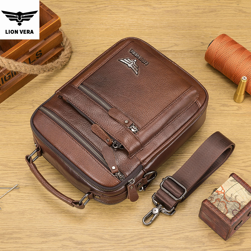LION VERA Schoudertas voor her - Leather Work Bag Men recensie en prijs
